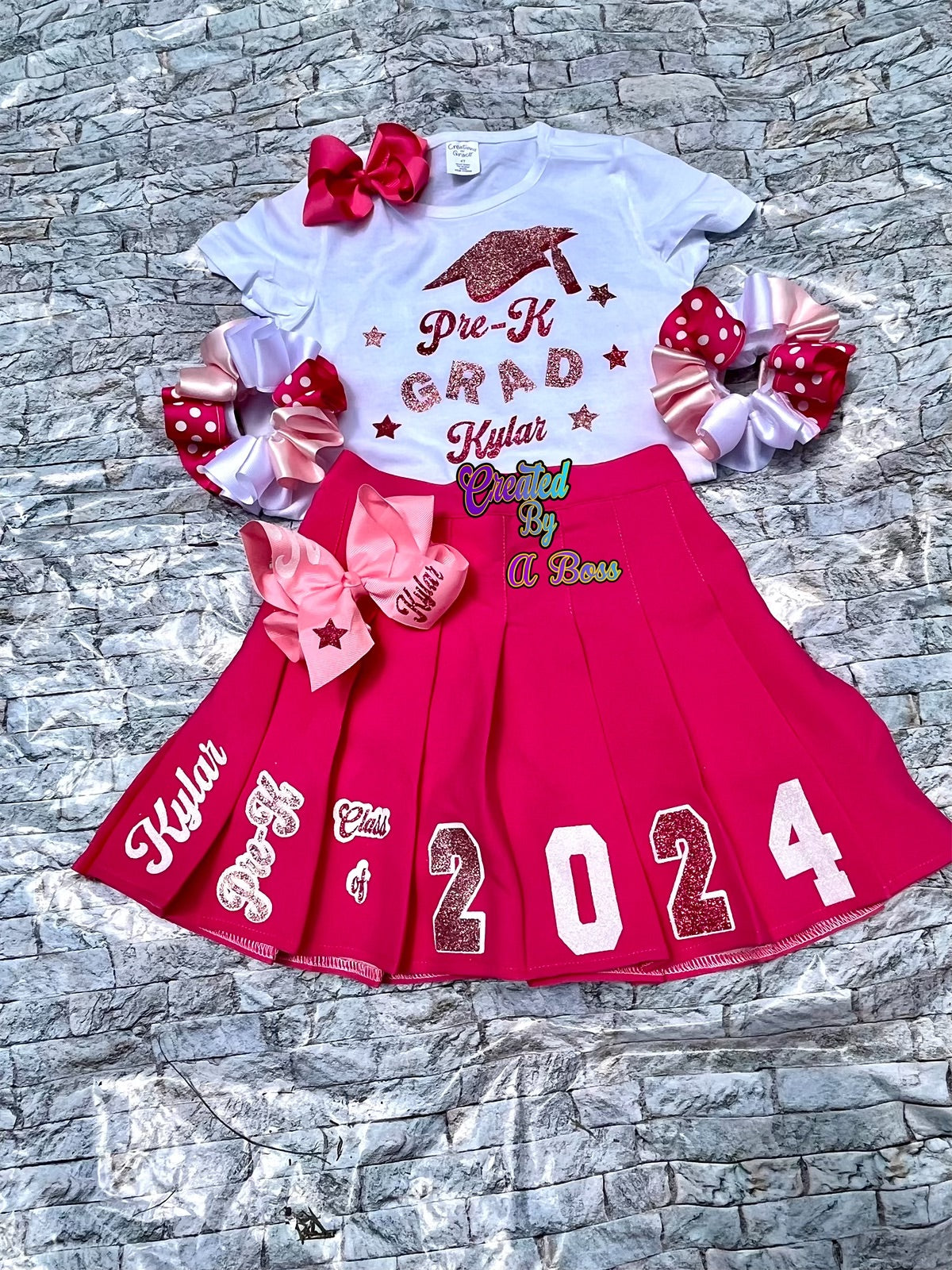 Kids Sweatshirt/shirt and skirt set