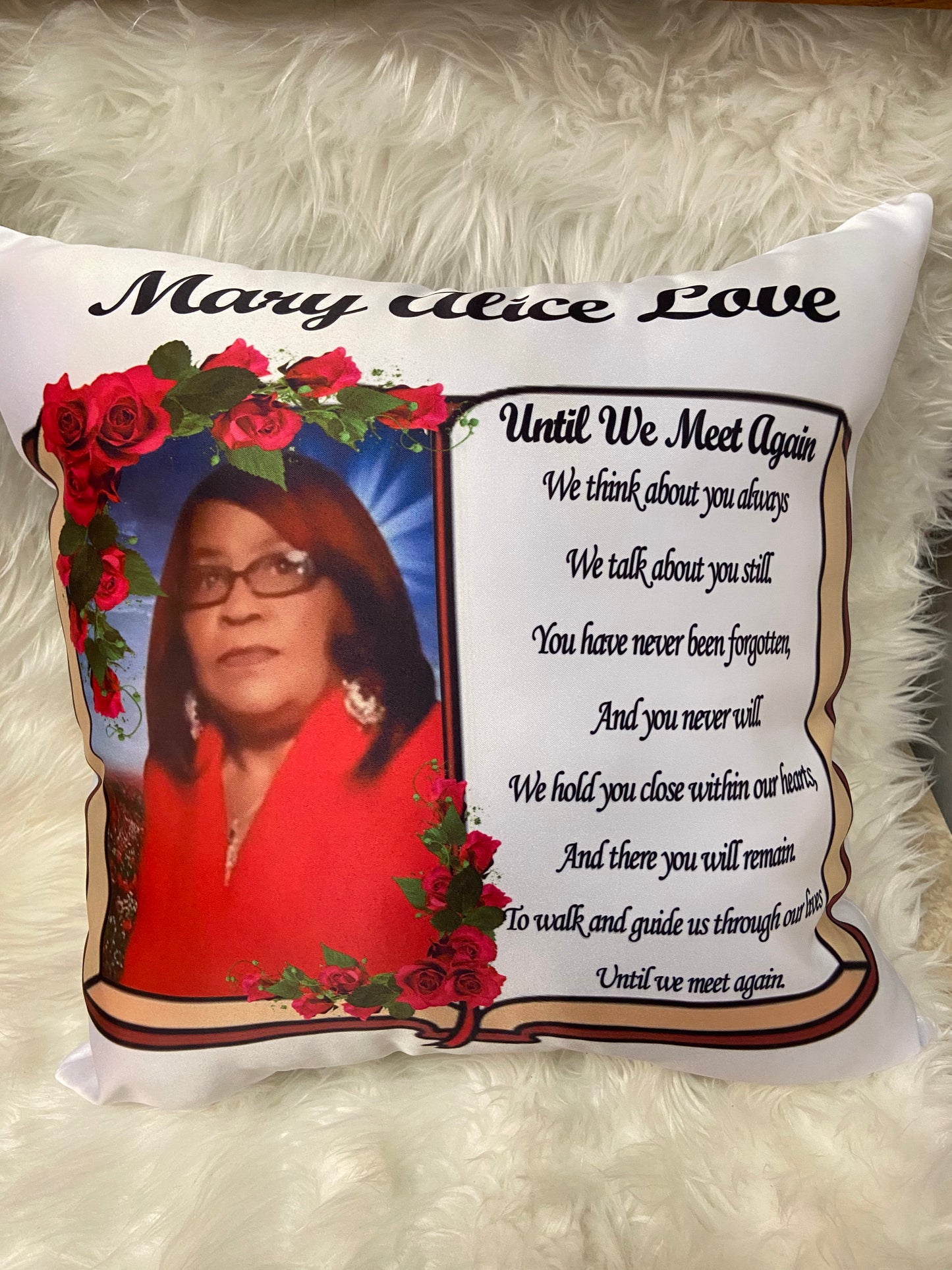 Custom pillow