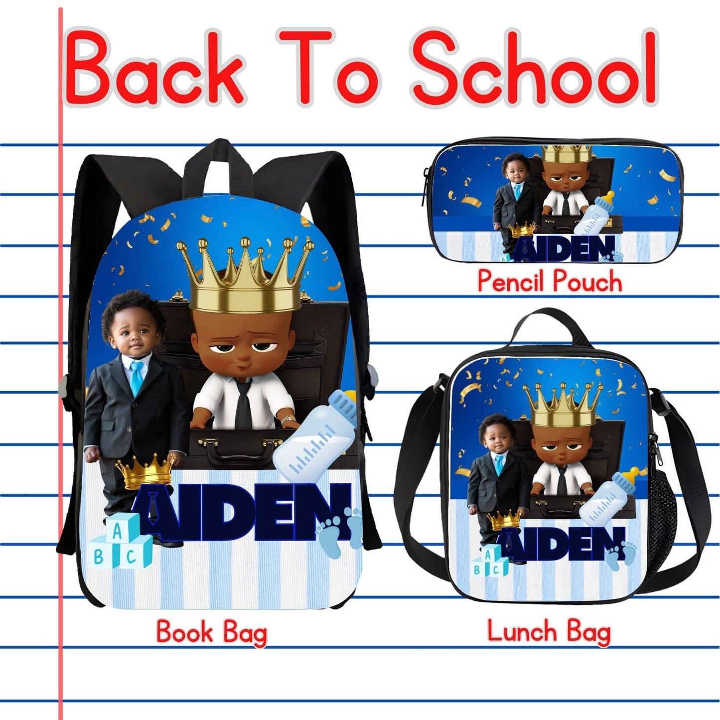 Custom Backpack set