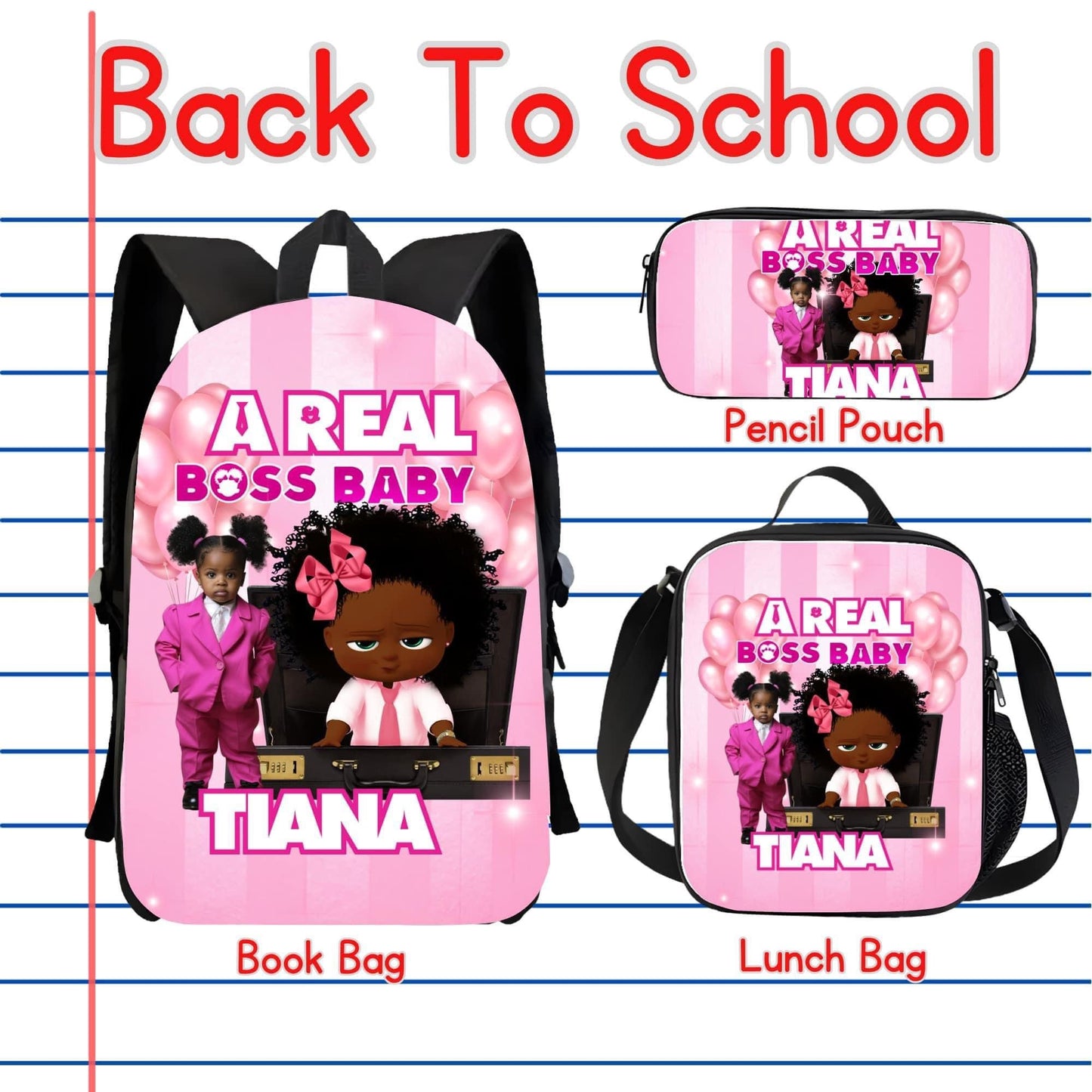 Custom Backpack set