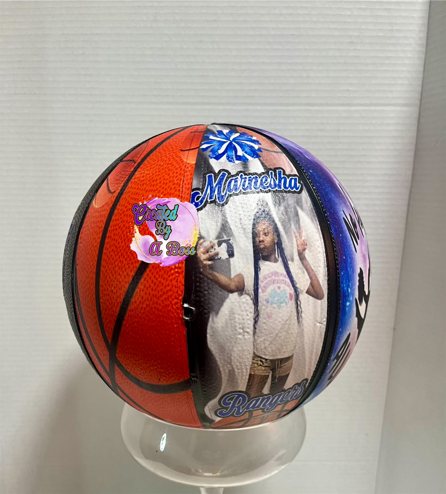 Custom basketball