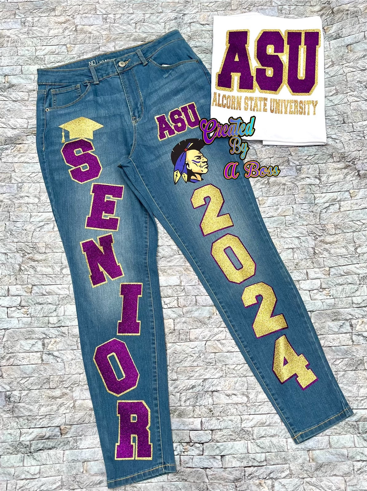 Senior jean and shirt set