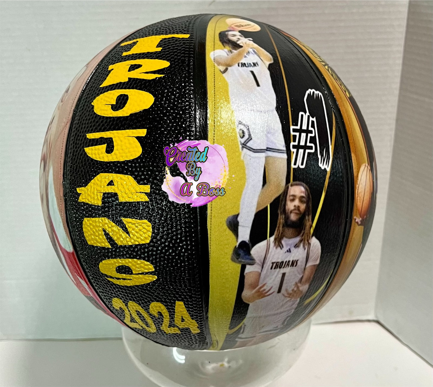 Custom basketball