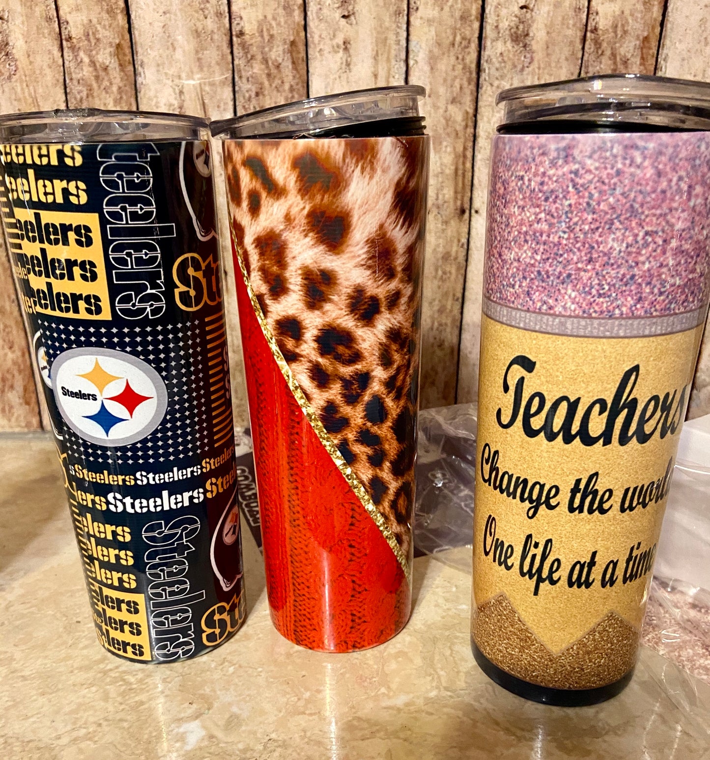 Custom skinny tumbler