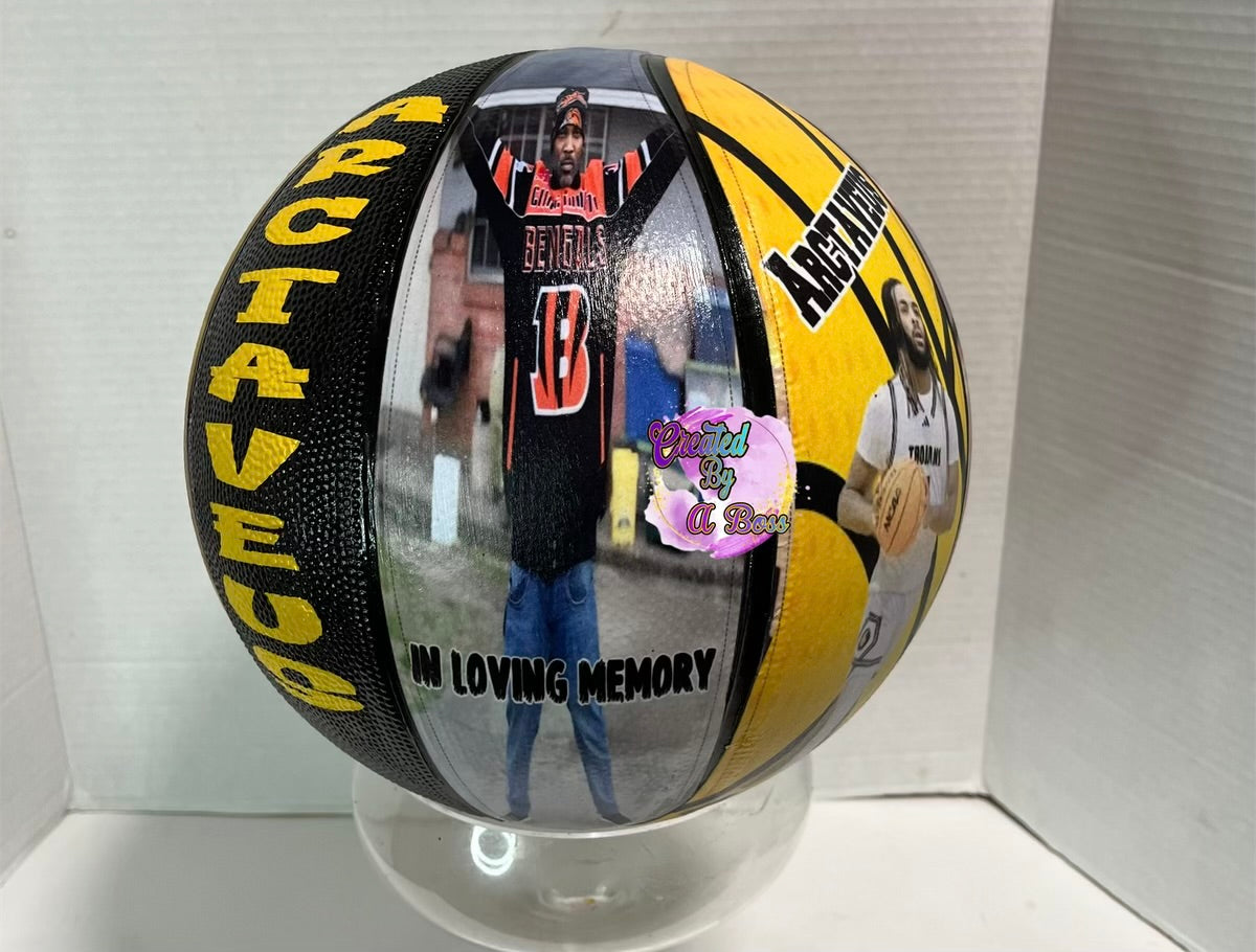 Custom basketball