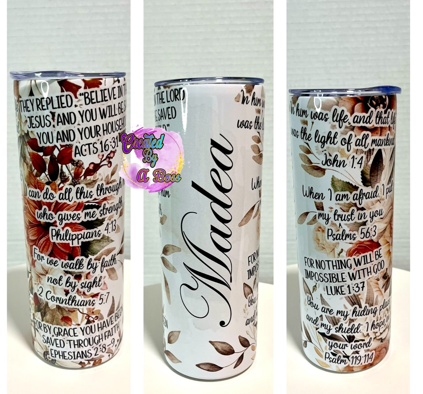 Custom skinny tumbler