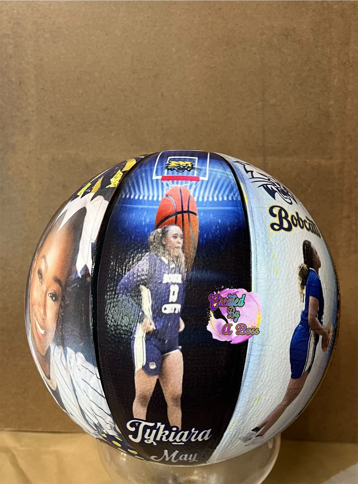 Custom basketball