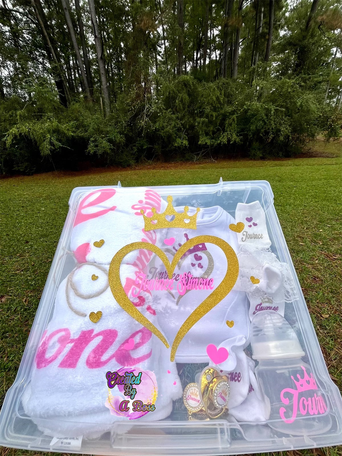 Custom baby box