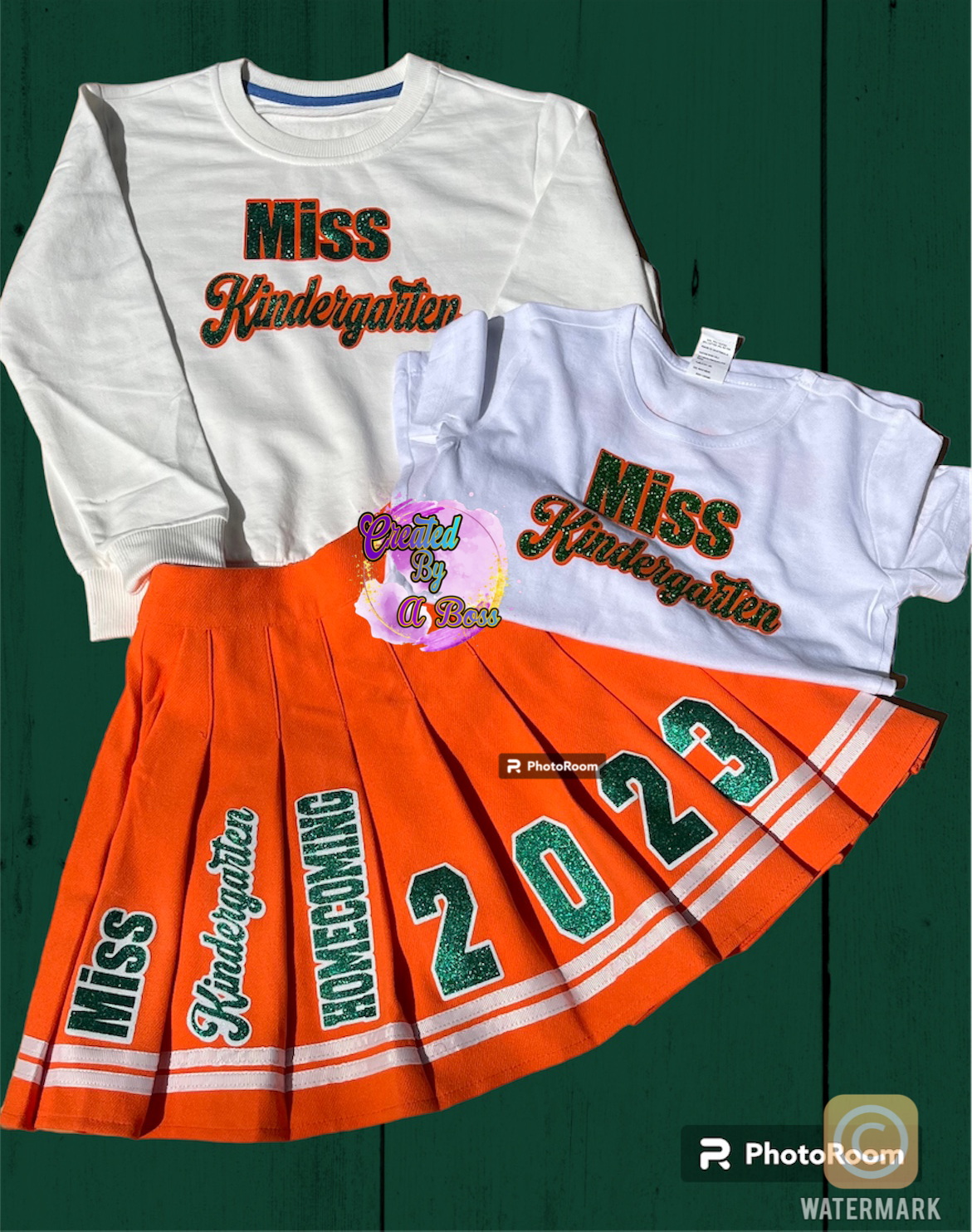 Kids Sweatshirt/shirt and skirt set