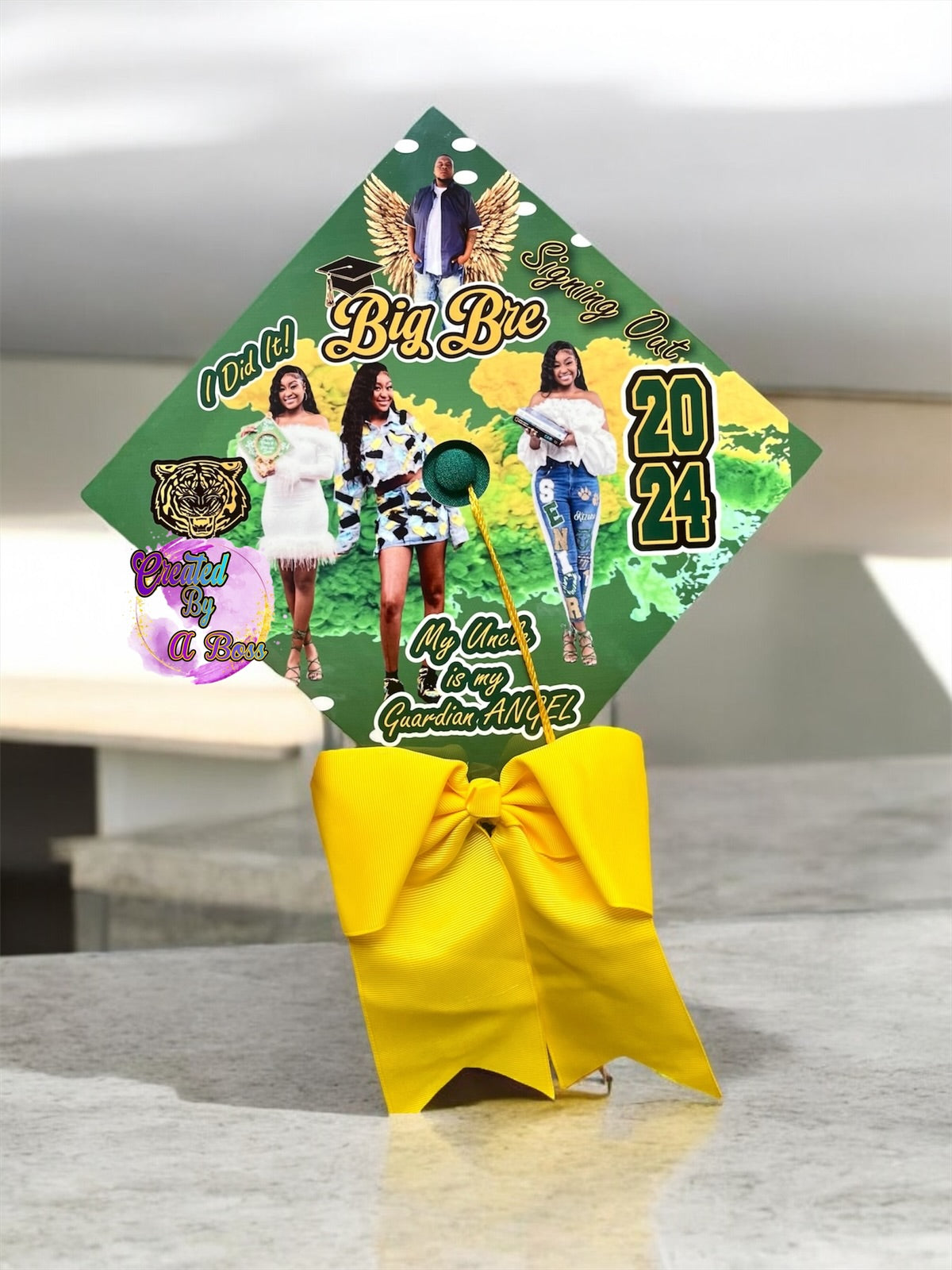 Sublimation 3D Grad Hat Topper