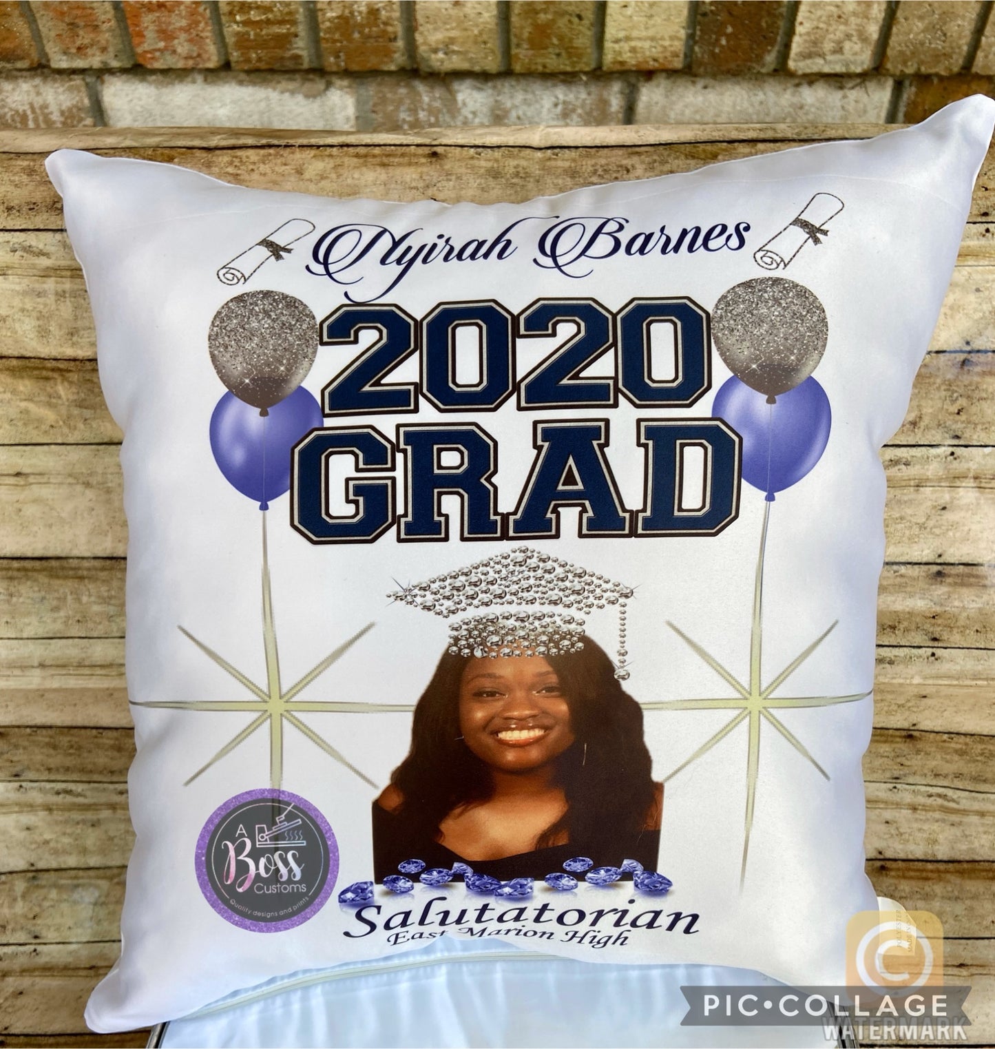 Grad pillow