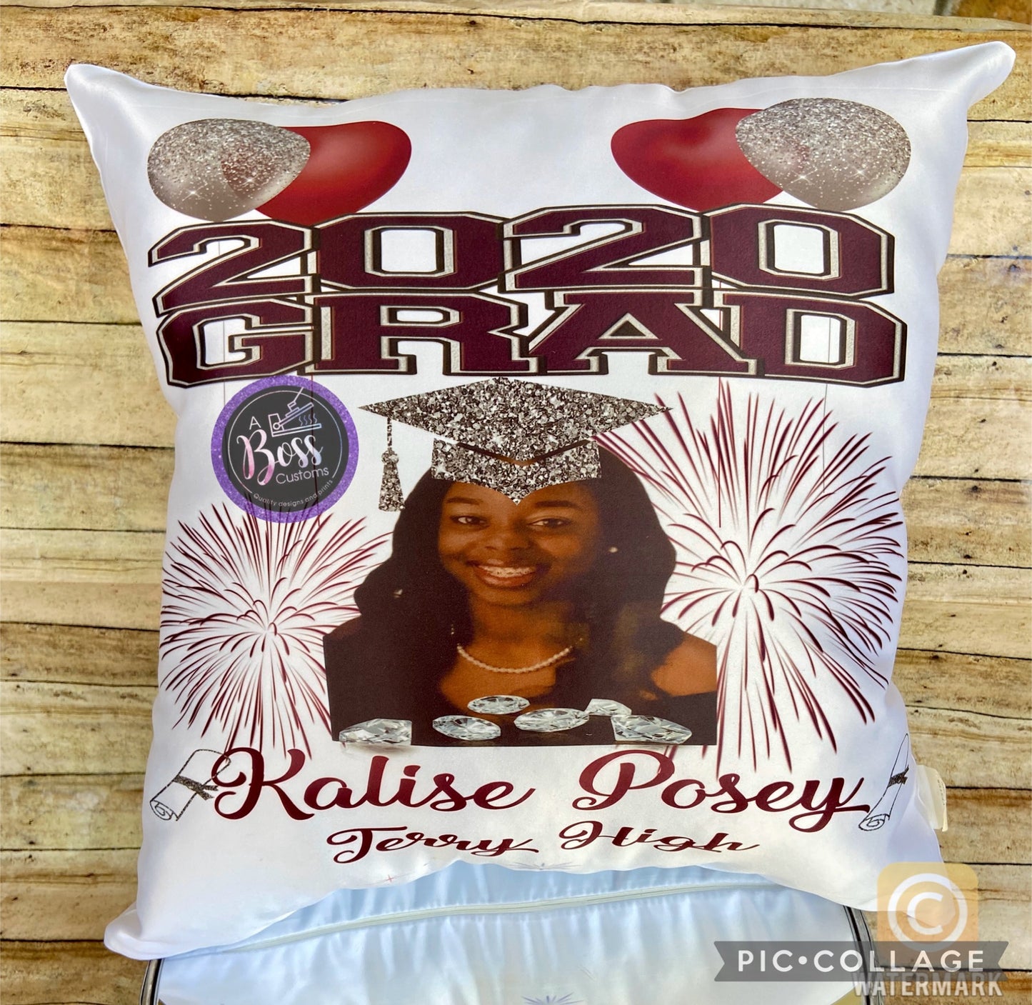 Grad pillow