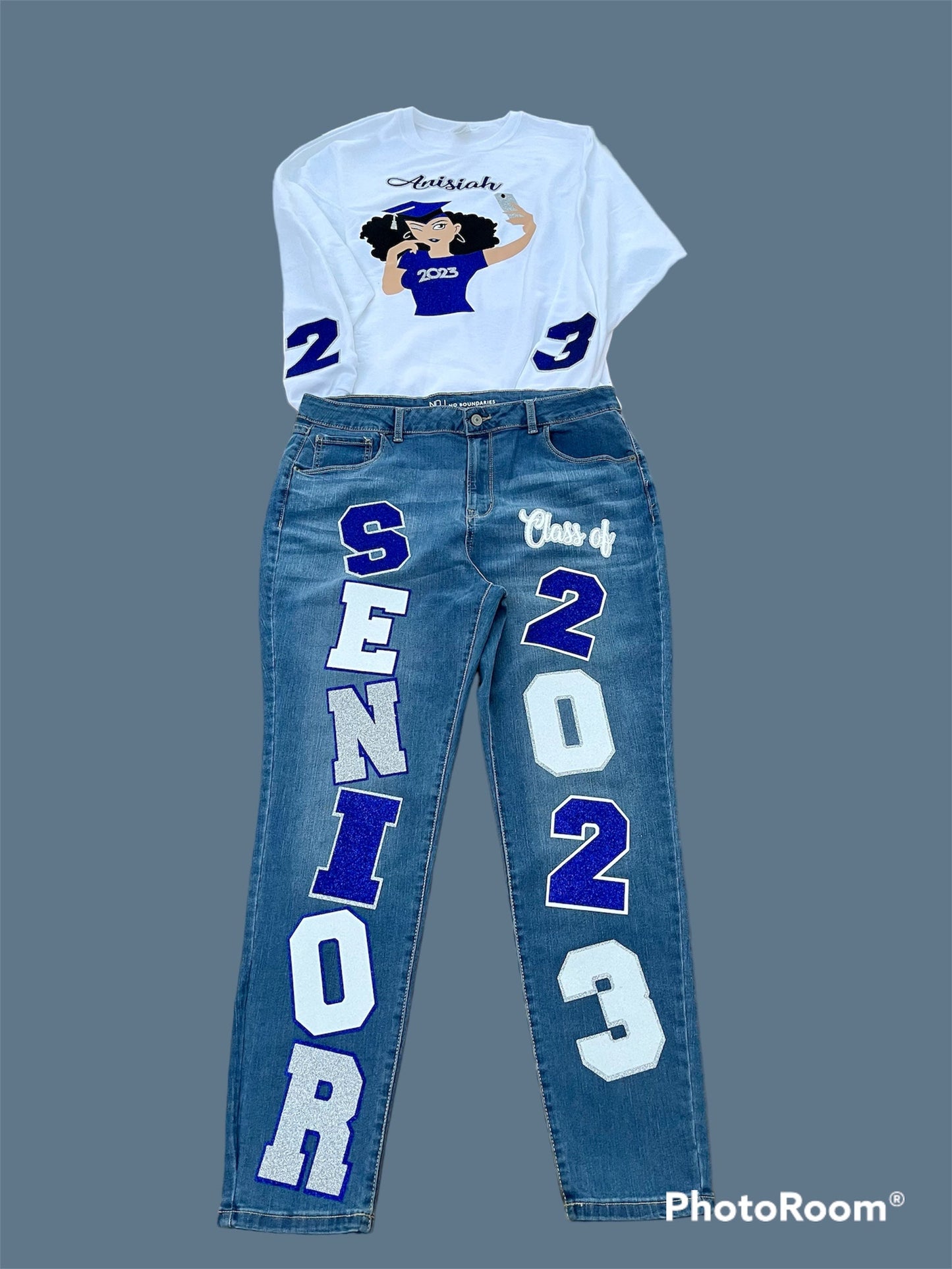 Senior jean and shirt set