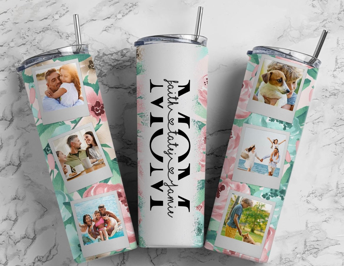 Mom/Mommy skinny tumbler