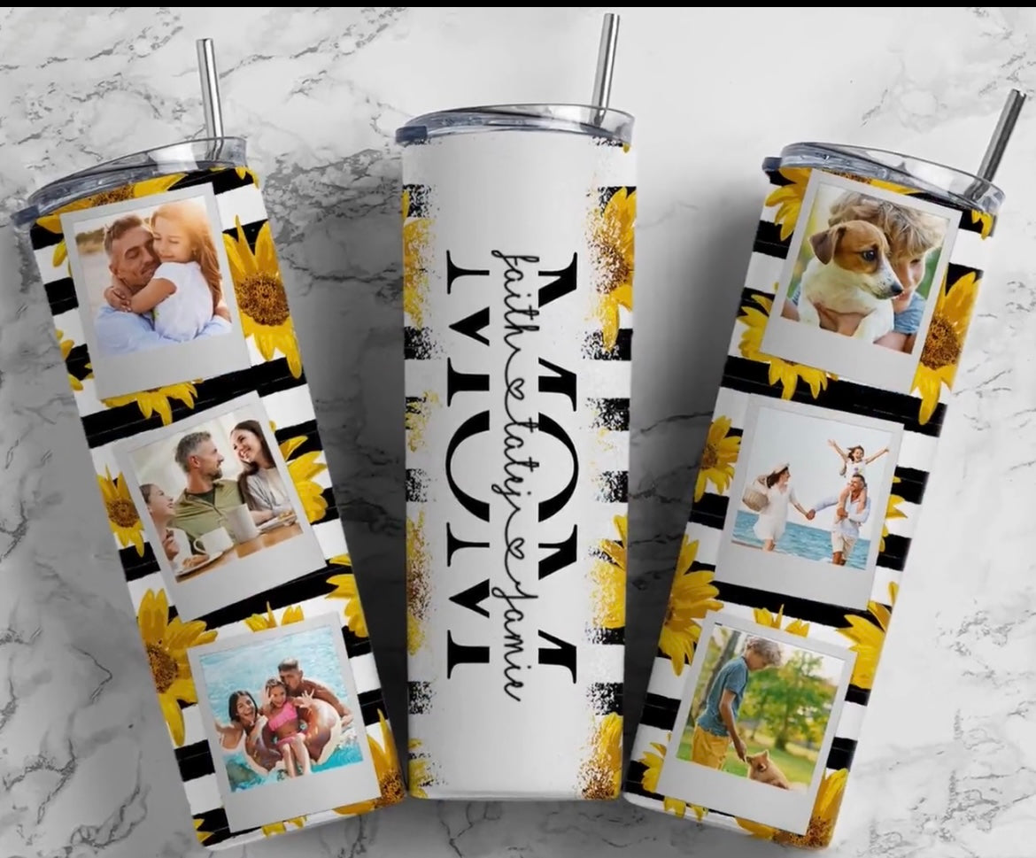 Mom/Mommy skinny tumbler