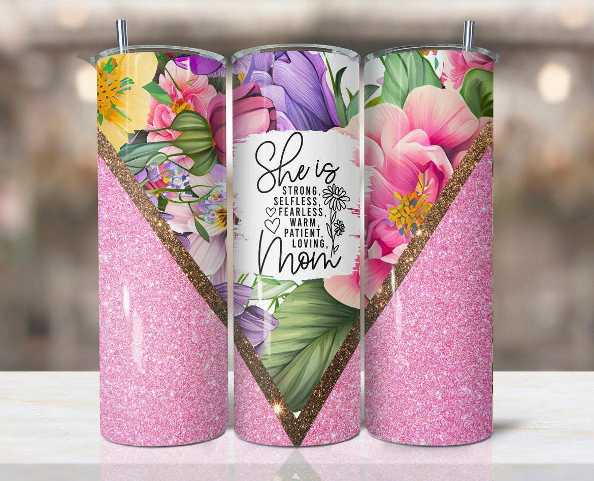 Mom/Mommy skinny tumbler