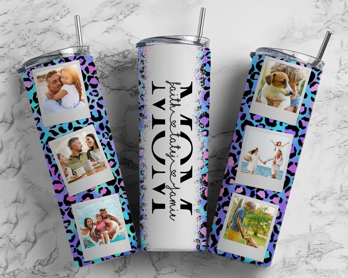 Mom/Mommy skinny tumbler