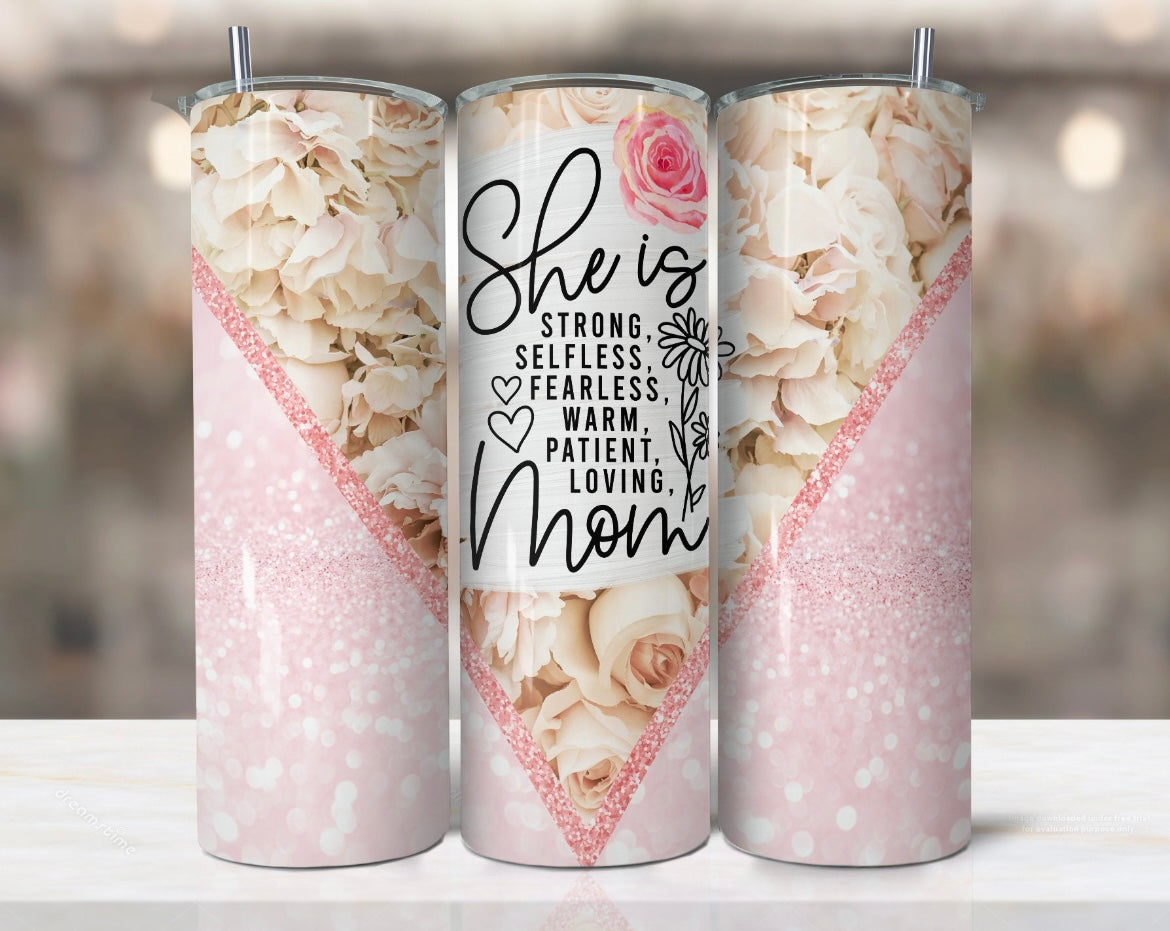 Mom/Mommy skinny tumbler