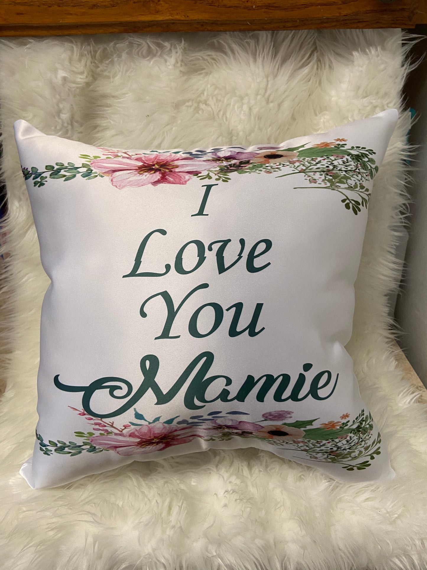 Custom pillow