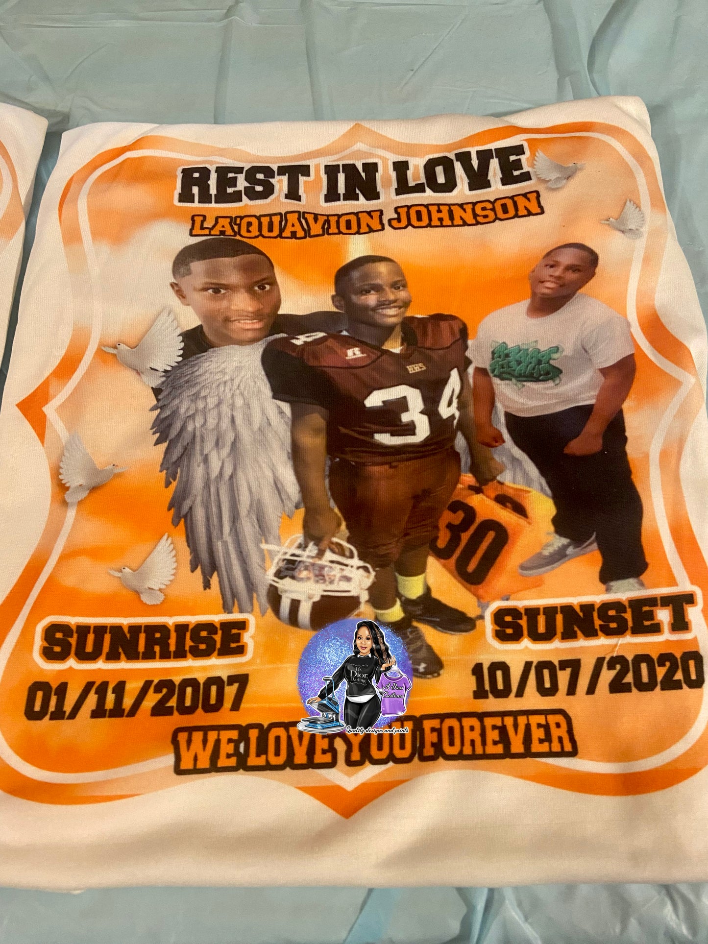 Custom Memorial shirt